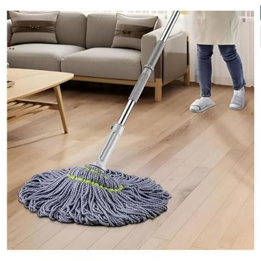 Microfibre Twist Mop, Self-Wringing Floor Cleaning Mop