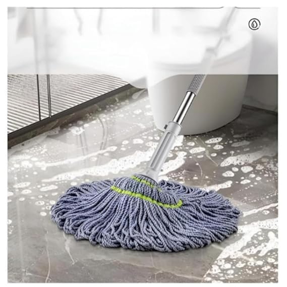 Microfibre Twist Mop, Self-Wringing Floor Cleaning Mop