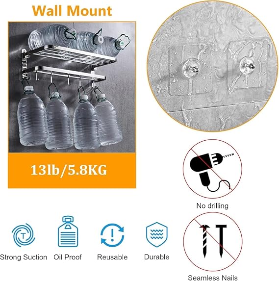 Adhesive Hooks Heavy Duty Wall Hooks
